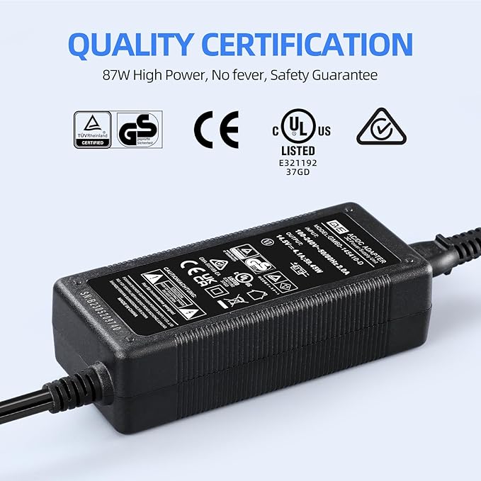 110~240V AC Power Cord Car Refrigerator, Car Freezer Portable Fridge Refrigerator，Power Cord Fits for 12V Car Freezer Portable Fridge from Most Brands