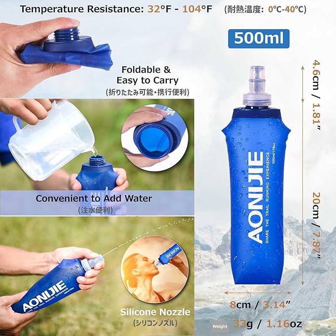 Azarxis Hydration Running Vest Backpack Pack 5L 5.5L for Women and Men Jogging Trail Race Marathon Cycling Hiking