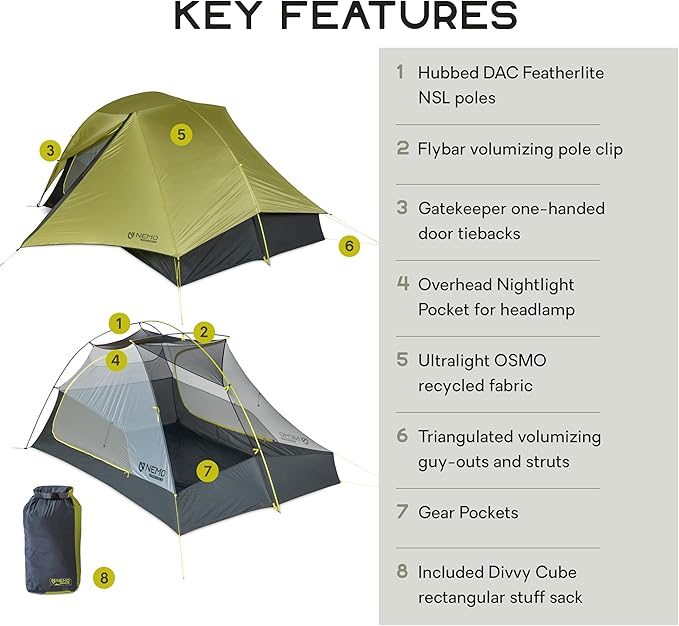 NEMO Equipment Hornet OSMO Ultralight Backpacking Tent