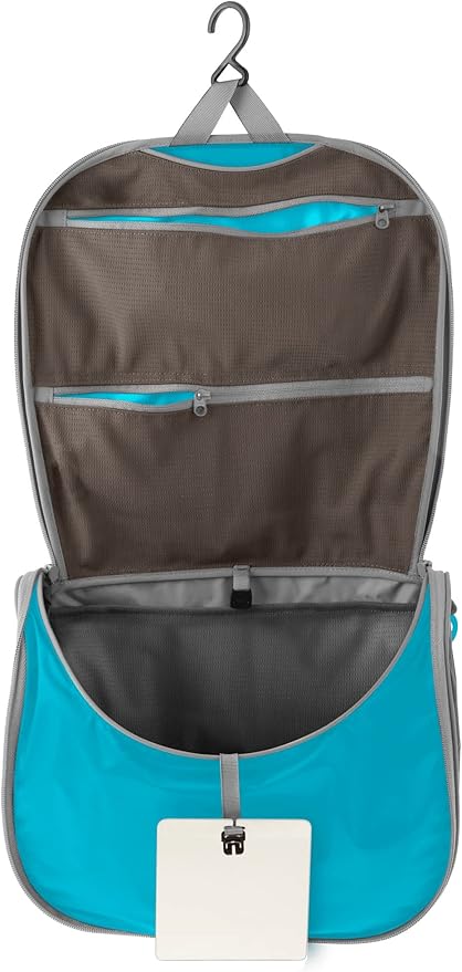Sea to Summit Large Hanging Toiletry Bag, Travel Organizer for Men and Women, Atoll Blue