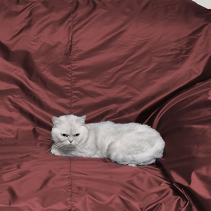 DUKUSEEK Stadium Blanket for Outdoor Sports, Waterproof Hooded Blankets for Watching Football Games, Sideline, Dog, Car, Travel