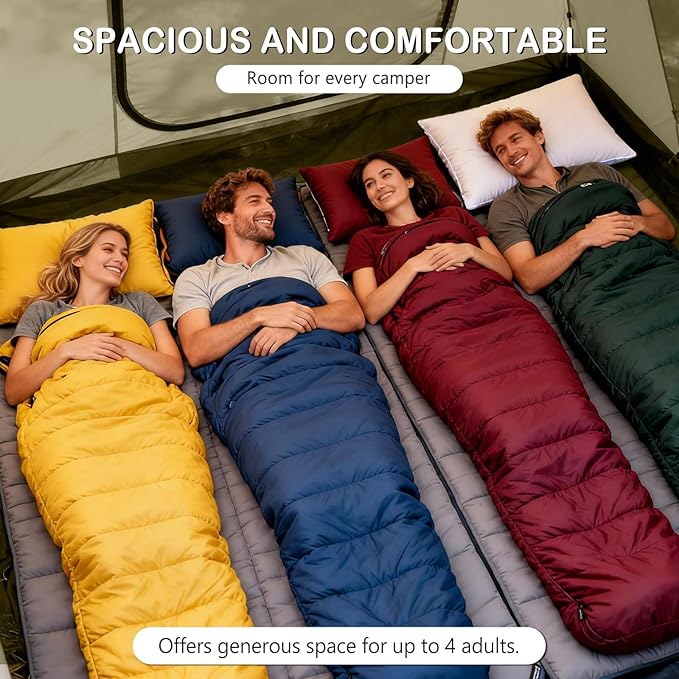Inflatable Tents for Camping,Easy Blow Up Tent with Hand Pump,4 Seasons Waterproof Air Inflatable Camping Tent House for Family Weekend Camping
