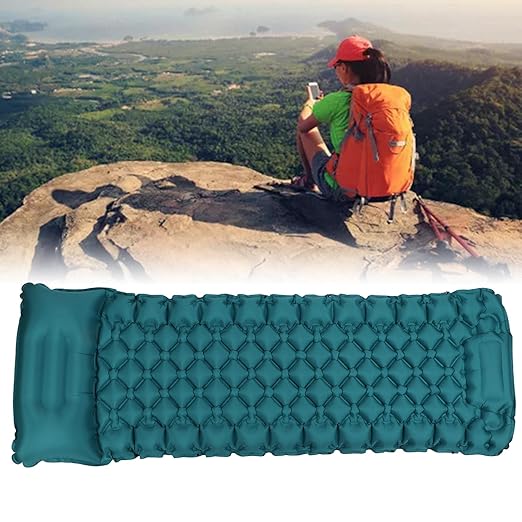 Camping Sleeping Pad,Ultralight Inflatable Sleeping Pad for Camping,Sleeping Pad for Comfortable Outdoor Sleeping Ideal for Camping, Hiking, and Backpacking