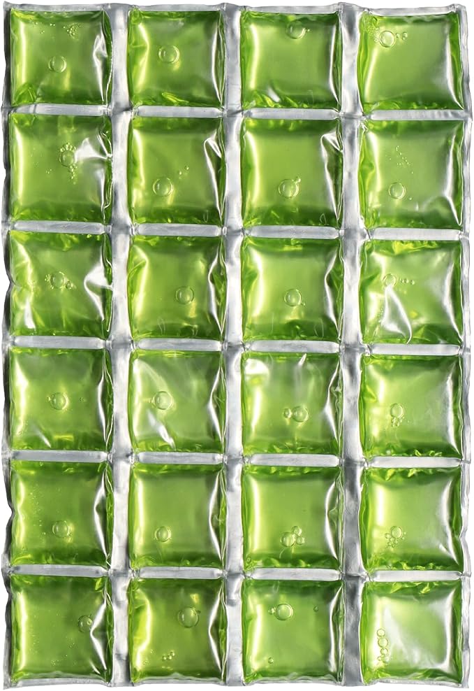 ICY-COOLS Reusable Ice Packs for Coolers - Flexible Ice Sheets, Flat and Long-Lasting for Camping or Lunch Boxes, 10x16 & 8x12, 1 or 3 Pack