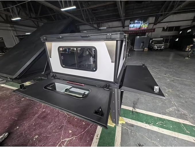 Truck Bed Tent for Pickup Trucks, Foldable Waterproof Truck Tent with Tailgate Cover, Portable Pop Up Tent for Camping Outdoor Travel