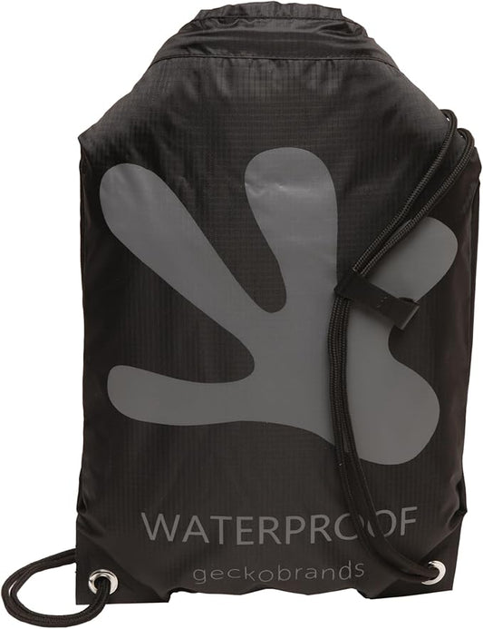 geckobrands Embark 10L Drawstring Backpack – Waterproof, Lightweight Dry Bag for Beach, Hiking, and Light Water Activities