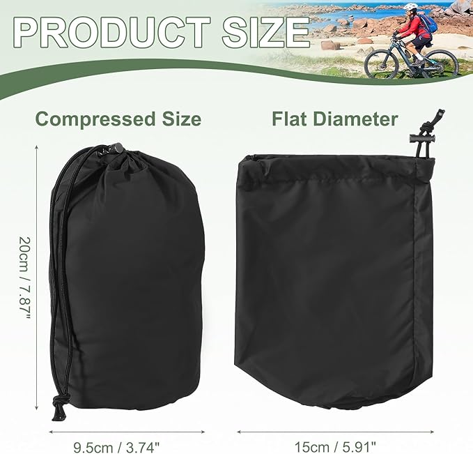 Stuff Sack, Sleeping Bag Storage Sack, Waterproof Outdoor Storage Ultralight Portable Drawstring Storage Bag