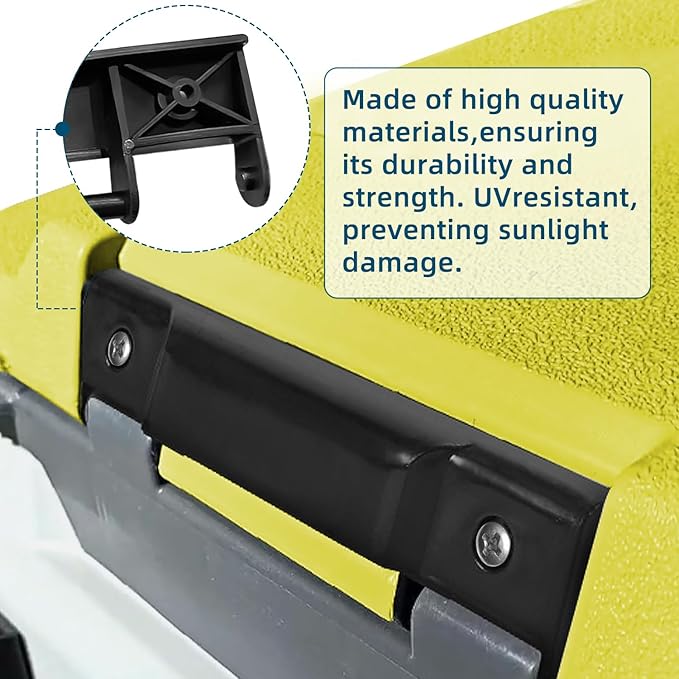 2PCS Cooler Snap-On Hinges Fits for Igloo Trailmate Journey 70 Qt Cooler,Cooler Replacement Snap-On Hinge,Igloo Trailmate Accessories (Trailmate Journey 70 Qt)