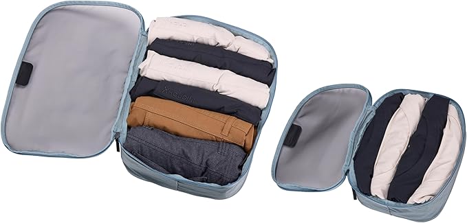 Thule Packing Cube Set, Includes Medium & Small Cubes, Transparent Fabric, Organize Clothing, Easy to Pack