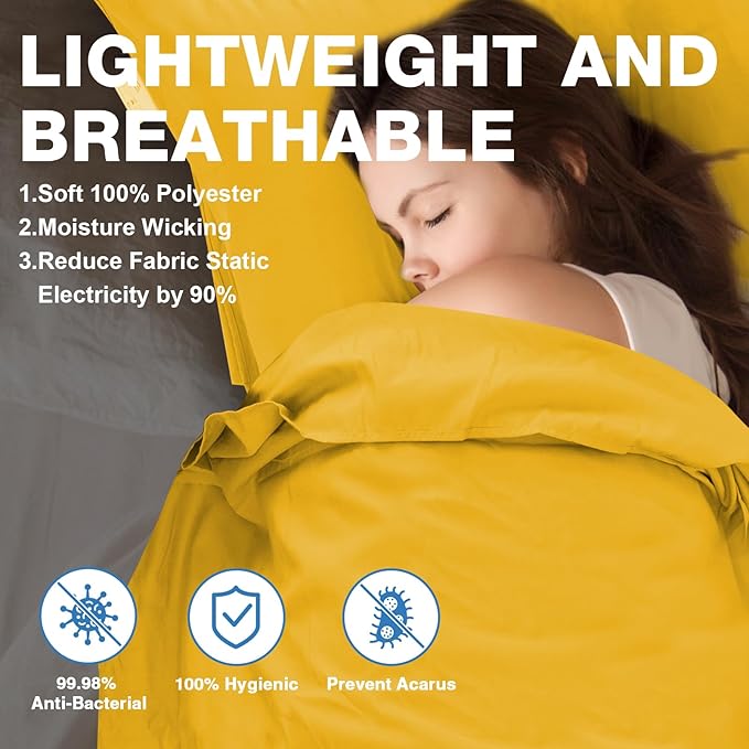 Sleeping Bag Liner, Sleep Sack Travel Sheets, Two-Way-Zipper Expose Feet Separately, Lightweight for Single, Backpacking,Hotels & Hostels, Camping, Travel, Business