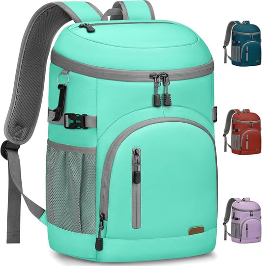 Cooler Backpack Insulated Waterproof,30/45 Cans Backpack Coolers Leakproof Lunch Backpack for Men Women Portable Soft Cooler Bag for Beach Camping Trave Picnic