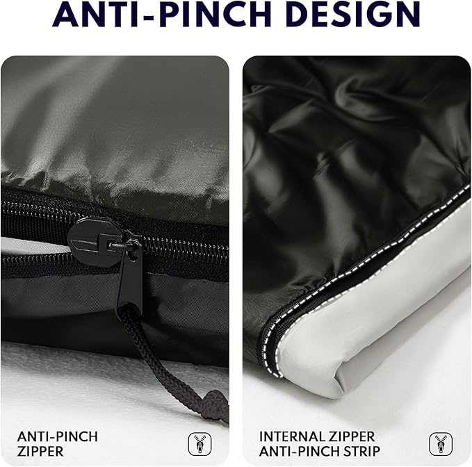 20°F XXL Sleeping Bags for Adults Cold Weather,Camping Sleeping Bag with Compression Sack for Winter Hiking, Hunting,Traveling