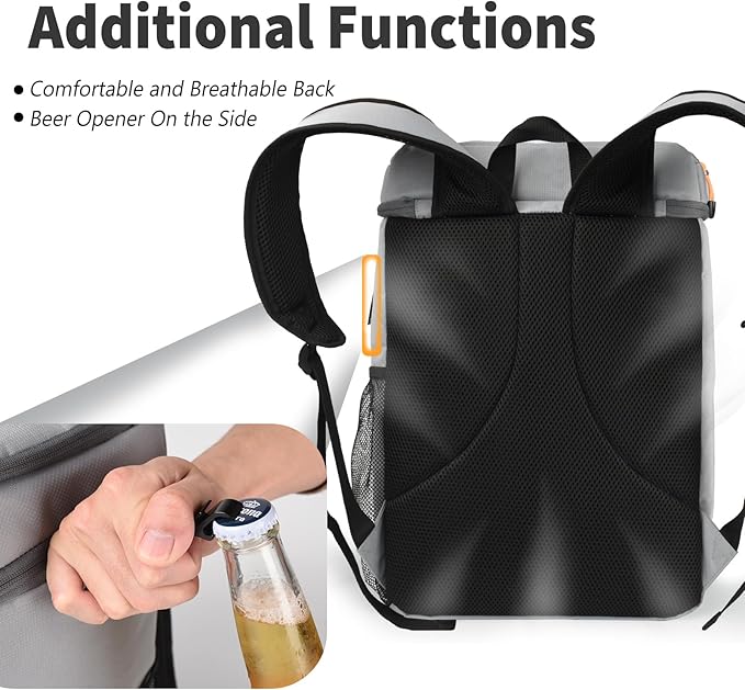 Backpack Cooler,36 Can Cooler Backpack & Portable Lightweight Backpack Coolers Insulated Leak Proof for Men and Women