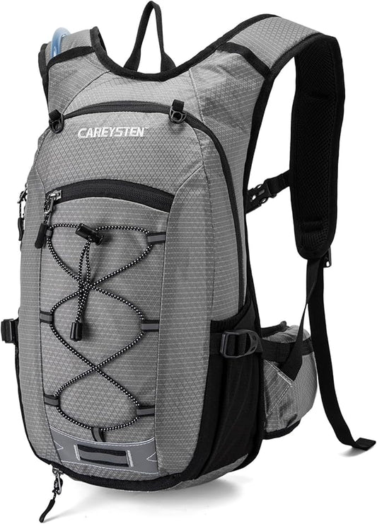 Hydration Backpack Cycling Backpack Women Running Backpack Water Backpack for Hiking Biking Backpack for Men Equipped with 2L Water Bag