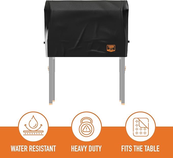 Yukon Glory Universal Portable Grill Table Cover– Cover for Yukon Glory Universal Portable Grill Griddles Stand – Weather Resistant