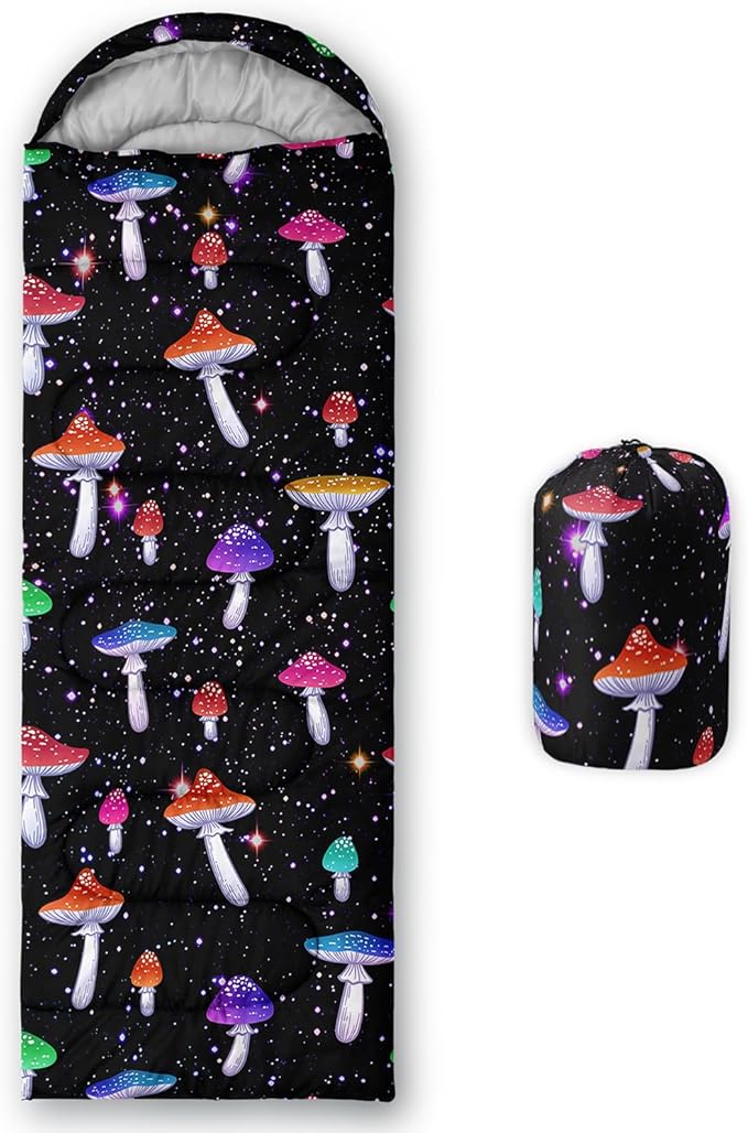 Sleeping Bags for Adults Kids,Backpacking Camping Sleeping Bag for Girls Boys Lightweight Waterproof Cold/Warm Weather Sleeping Bag for All Season