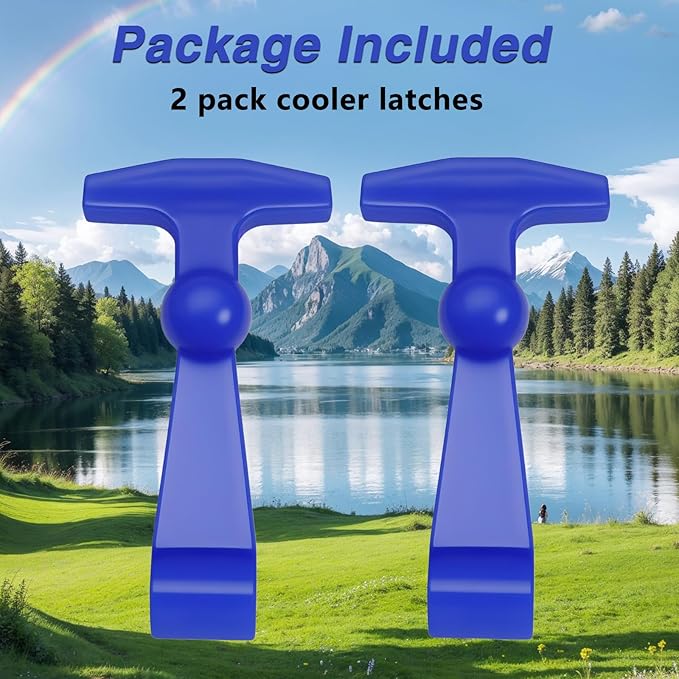2 Pack Lid Latches Replacements Hard Cooler Handle Grips