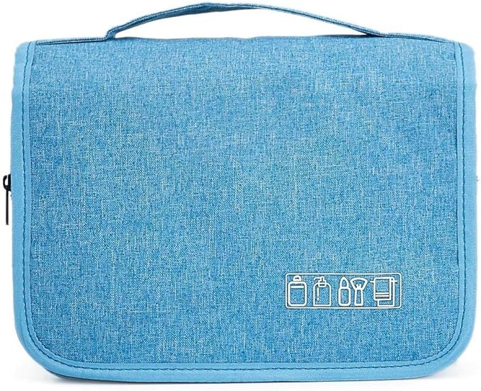 Sechunk Toiletry Bag Water-Resistant Makeup Cosmetic Bag Travel Organizer for Accessories Travel Bag with Hanging Hook