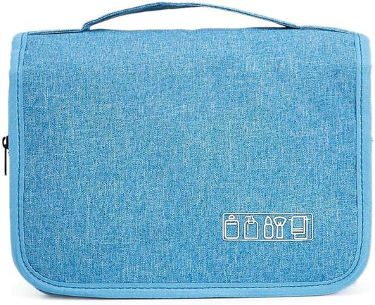 Sechunk Toiletry Bag Water-Resistant Makeup Cosmetic Bag Travel Organizer for Accessories Travel Bag with Hanging Hook