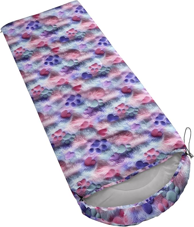 AILONEN Outer Space Astronaut Camping Sleeping Bags,Lightweight & Waterproof,3 Season Warm & Cool Weather,Cartoon Sleeping Bags for Kids,Boys Girls Travelling,Outdoors