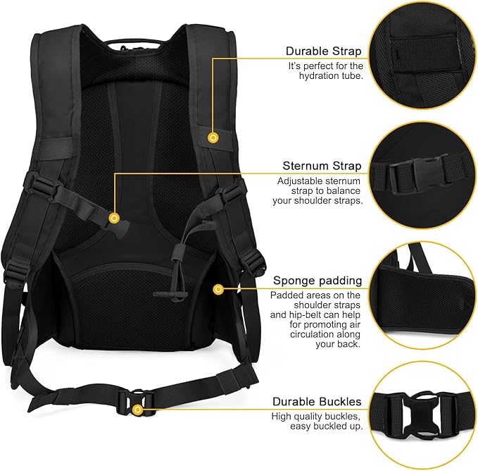 Mardingtop 28L Tactical Backpacks Molle Hiking daypacks for Camping Hiking Military Traveling Motorcycle