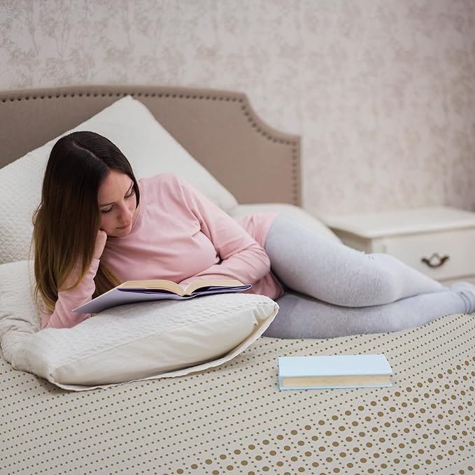 7 Zone Green Natural Organic Latex Mattress Topper King Size - 3 inch - Soft Plush Pillow Top - GOLS Certified Latex Foam Bed Pad for Side Sleepers Zonal Support Durable and Breathable