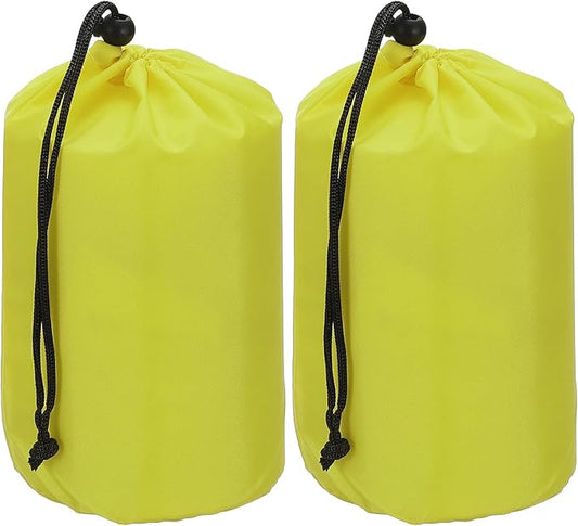 PATIKIL Stuff Sack, Waterproof Outdoor Storage Sack Portable Drawstring Dust Flap Bag Lightweight Sleeping Bag for Camping Hiking Travel