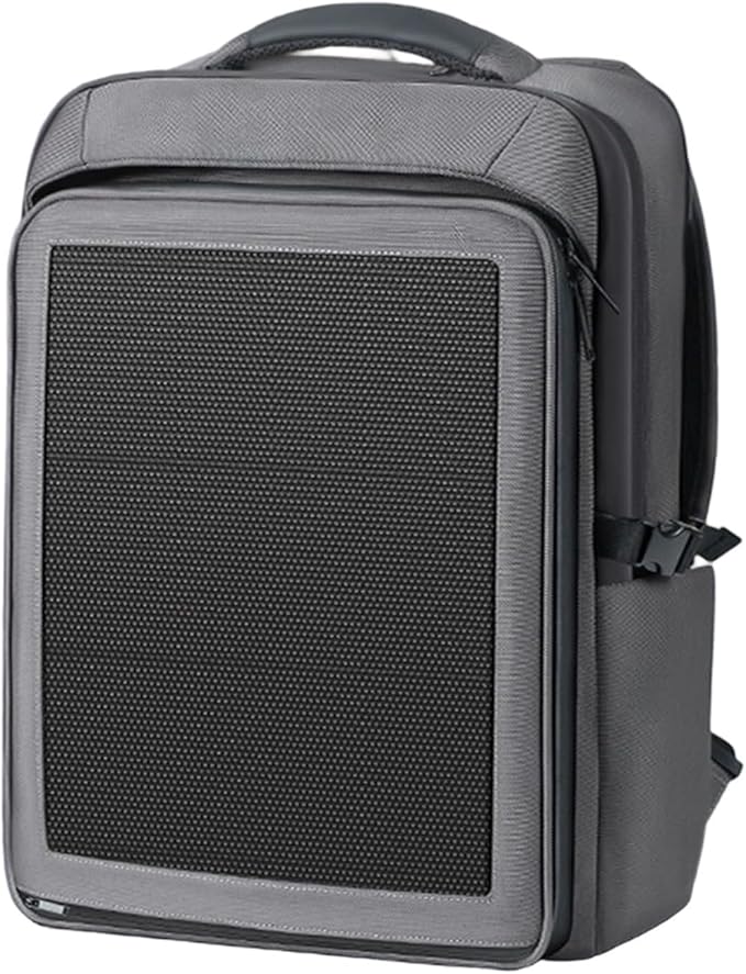 Solar Backpack Charger, 35L Solar Charging Backpack For Outdoor Activities, Travel Backpack With Dual Solar Panels Provide Up To 30W Charging Power