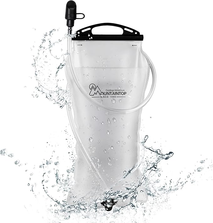 MOUNTAINTOP Hydration Bladder 3L Outdoor Hydration System for Backpack Water Reservoir for Biking Hiking Running Camping Climbing