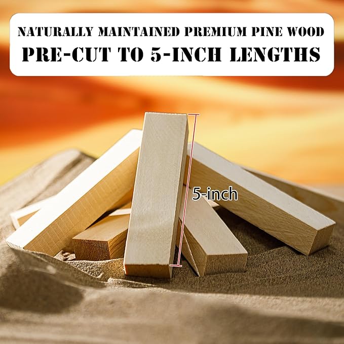 Mini Fire Sticks Wood,5" Lengths Kiln Dried Pine Small Firewood,Barkless Kindling Fire Logs,Fire Pit Accessories Great for Stove Mesa XL,Tabletop Firepit,Pizza Oven Wood,8 Lbs