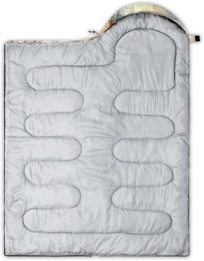 AILONEN Boys Sleeping Bag for Camping,Nautical Anchor,Lightweight & Waterproof,3 Season Warm & Cool Weather,Navy Blue Sleeping Bags for Kids Men Travelling,Outdoors