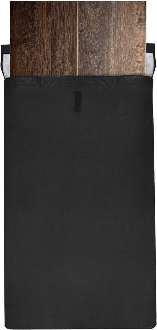Sorfey Felt LinedSorefy Felt Lined Dining Table Leaf Storage Bag with Velcro Closure, 52" x 28", Black