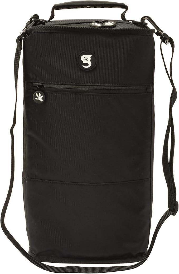 geckobrands Verticool Cooler - Insulated Portable Soft Cooler Bag with Adjustable Shoulder Strap, Holds 9 Cans or 2 Wine Bottles, Perfect for Beach, Picnics, and Outdoor Activities