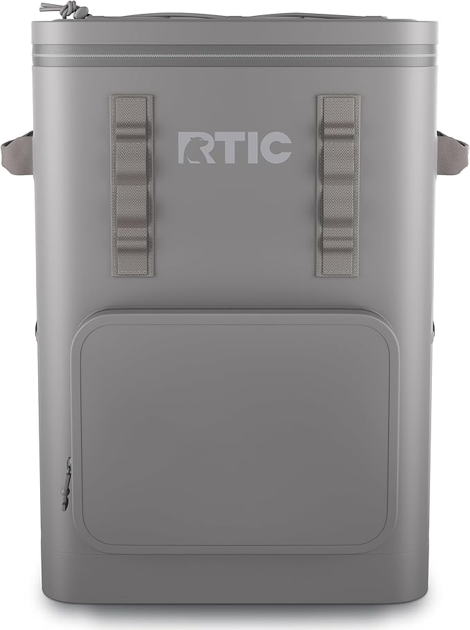 RTIC 48 Can Ultra-Tough Backpack Cooler, Insulated, Waterproof, Leak Proof, Portable Floating Bag for Beverage, Drink, Lunch, Outdoor, Beach, Car, Camping, Picnic, Fishing, Boat