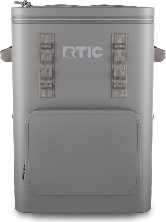 RTIC 48 Can Ultra-Tough Backpack Cooler, Insulated, Waterproof, Leak Proof, Portable Floating Bag for Beverage, Drink, Lunch, Outdoor, Beach, Car, Camping, Picnic, Fishing, Boat