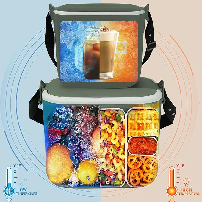 Dr Camp 15qt Insulated Cooler Box for Ice Beverage Food Storage Portable Ice Chest for Camping Picnic Tailgate Outdoor Use Chiller Caja Enfriadora Portátil para Camping