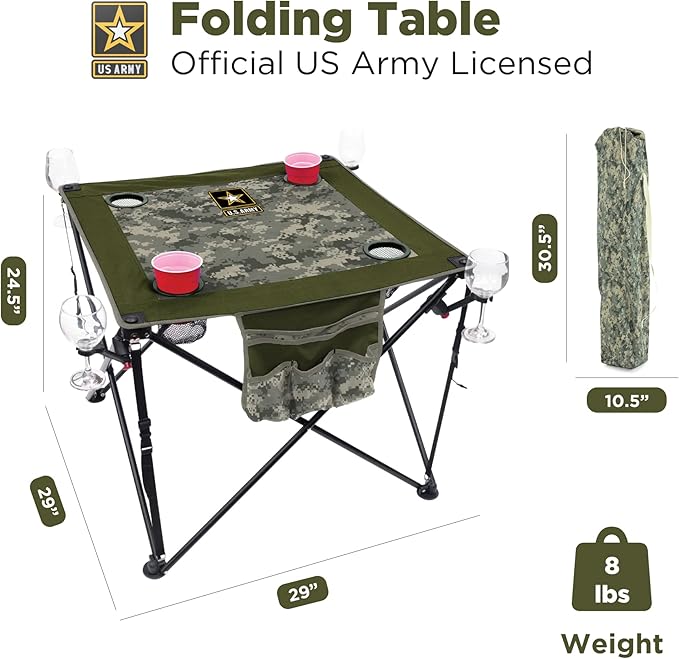 Creative Outdoor Folding Wine Table | Portable | Camping Beach Picnic & Patio