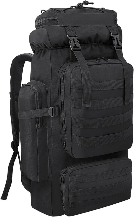 80L/100L Hiking Camping Backpack Outdoor Travel Climbing Rucksack Military Trekking Knapsack Molle 3 Days Assault Pack