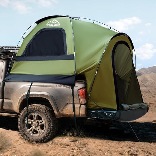 Truck Bed Tent, Waterproof PU3000mm Pickup Truck Tent for Camping Bed, 2-3 Person Sleeping Truck Tent, Portable for Car Camping
