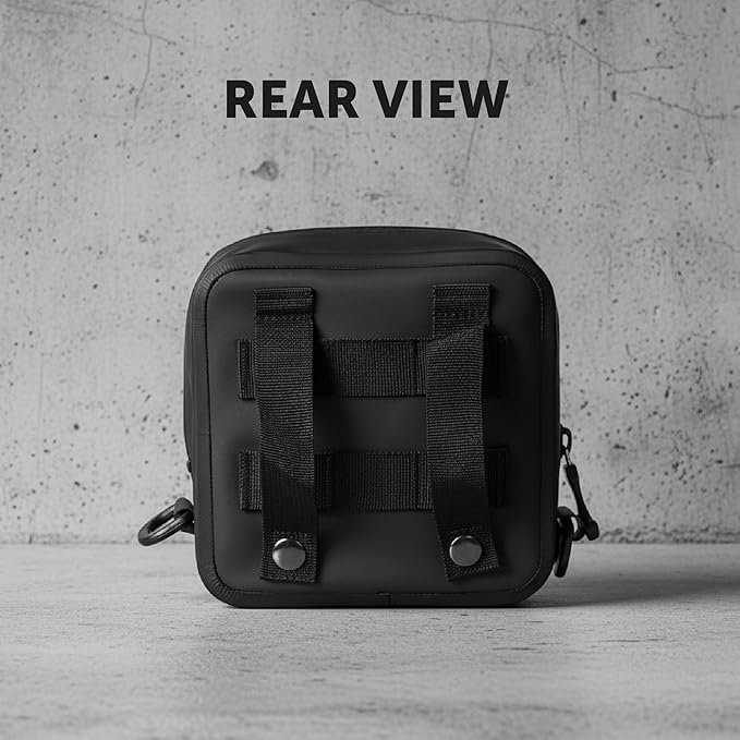 SealBags Water Resistant Tactical MOLLE Pouch for Hiking, Tools and Camping Gear. Durable Thermoplastic Design and Molle Compatible with Backpacks, Tactical Belts, Waist Bags and More