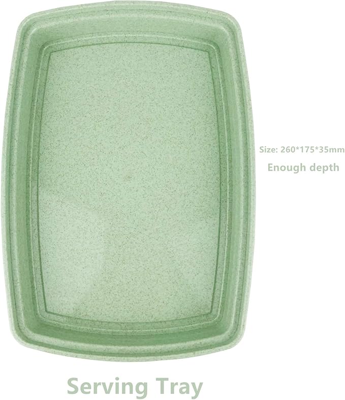 CARTINTS 5 In1 Camping Cutting Board For Kitchen Plastic Cutting Board Set with Bottle Opener, Peeler, Kitchen Knife, Serving Tray, Cutting Board, Dishwasher Safe Green