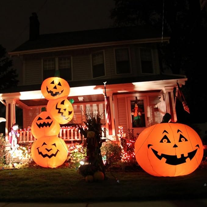 BEINUOYI Inflatable Replacement Accessories, 24pcs Black Plastic Stakes, Tethers & Hooks for Outdoor Tents, Camping, Gardens & Festive Decorations