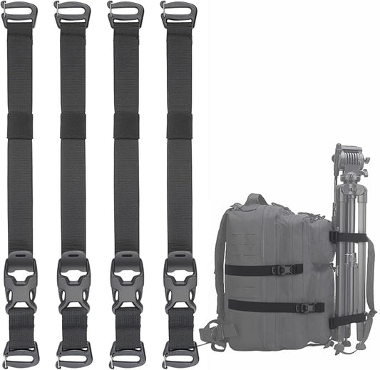 Tactical Molle System Backpack Straps - Adjustable 20.8" Pack Attachment Strap Accessories