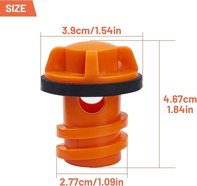 Cooler Drain Plug, 2 Pack Replacement, Compatible with Yeti Roadie, Tundra, and Tank Coolers and RTIC Coolers