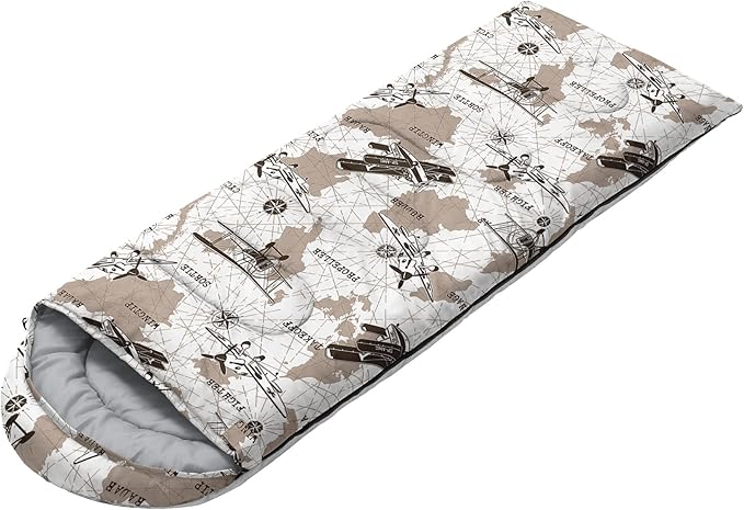 Kids Sleeping Bag for Boys and Girls,Monster Alien Print-Lightweight Warm Portable Outdoor Indoor-Waterproof Cold Weather Resistant Sleeping Bag for Camping Hiking