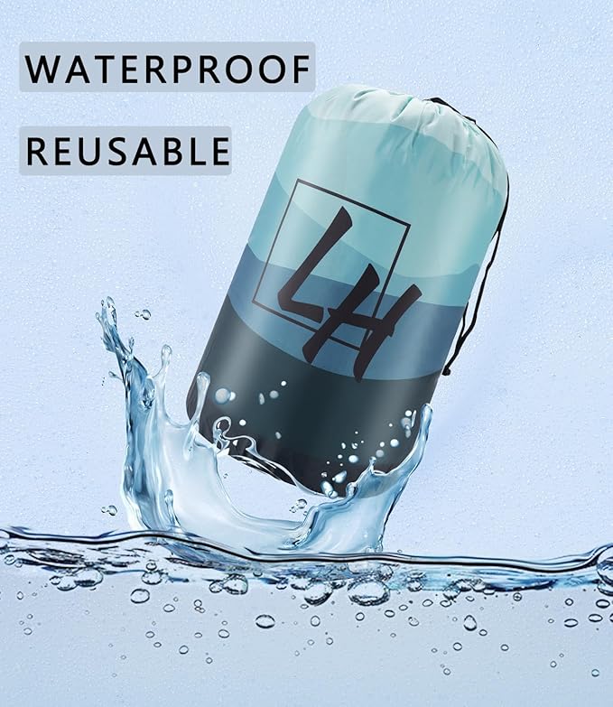 Outdoor Puffy Camping Blanket, Lightweight Down Alternative Puffy Waterproof Stadium Blanket with Portable Bag, Lightweight Camping Blanket for 2 People, Cold Weather, Sports, Travel, Car, 79*54 inch