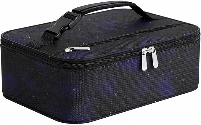 Small Lunch Box Insulated Lunch Bag for Women Men, Bento Kids Lunch Box, Compact Portable Thermal Meal Cooler Bags with Buckle Handle for Work & School, Astral 5L