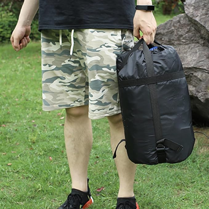 Azarxis Compression Stuff Sack Water-Resistant Ultralight Sleeping Bag Storage Bag Space Saving Gear for Traveling Camping Hiking Backpacking