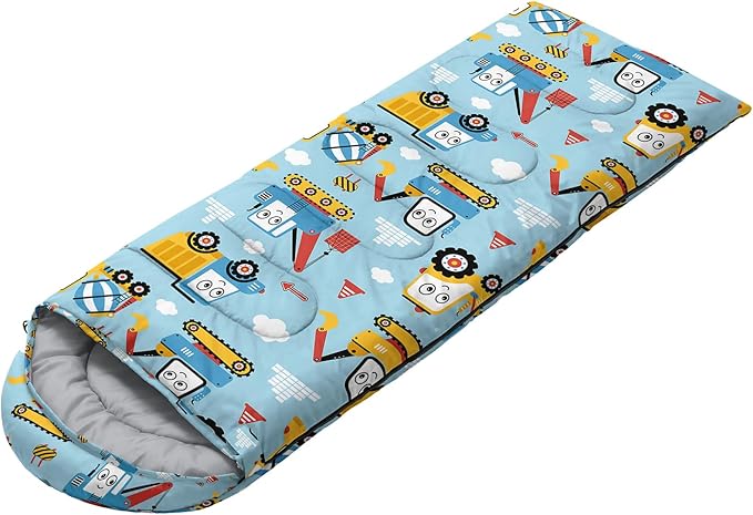 Sleeping Bags for Adults and Kids Backpacking Camping Sleeping Bags for Girls and Boys Lightweight Waterproof Cold/Warm 3-Season