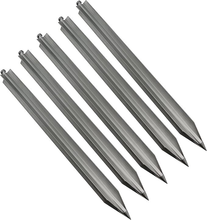 Poolzilla 5-Pack 16" Safety Cover Lawn Stake Anchor, for Grass Installation of Anchors, Heavy Duty Design